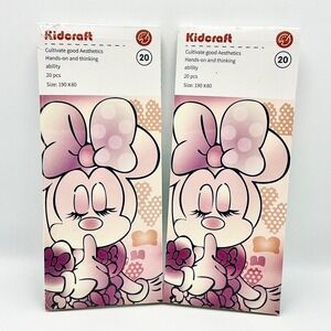 NEW! Kidcraft Minnie‎ Mouse Water Paint Book for Kids Activity Set of 2